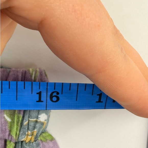 Natural Life Womens Wide Leg Linen Blend Palazzo Pant Boho Floral Hippie Large - Picture 9 of 10